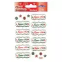  Stickers Joyeux Noël avec dorures