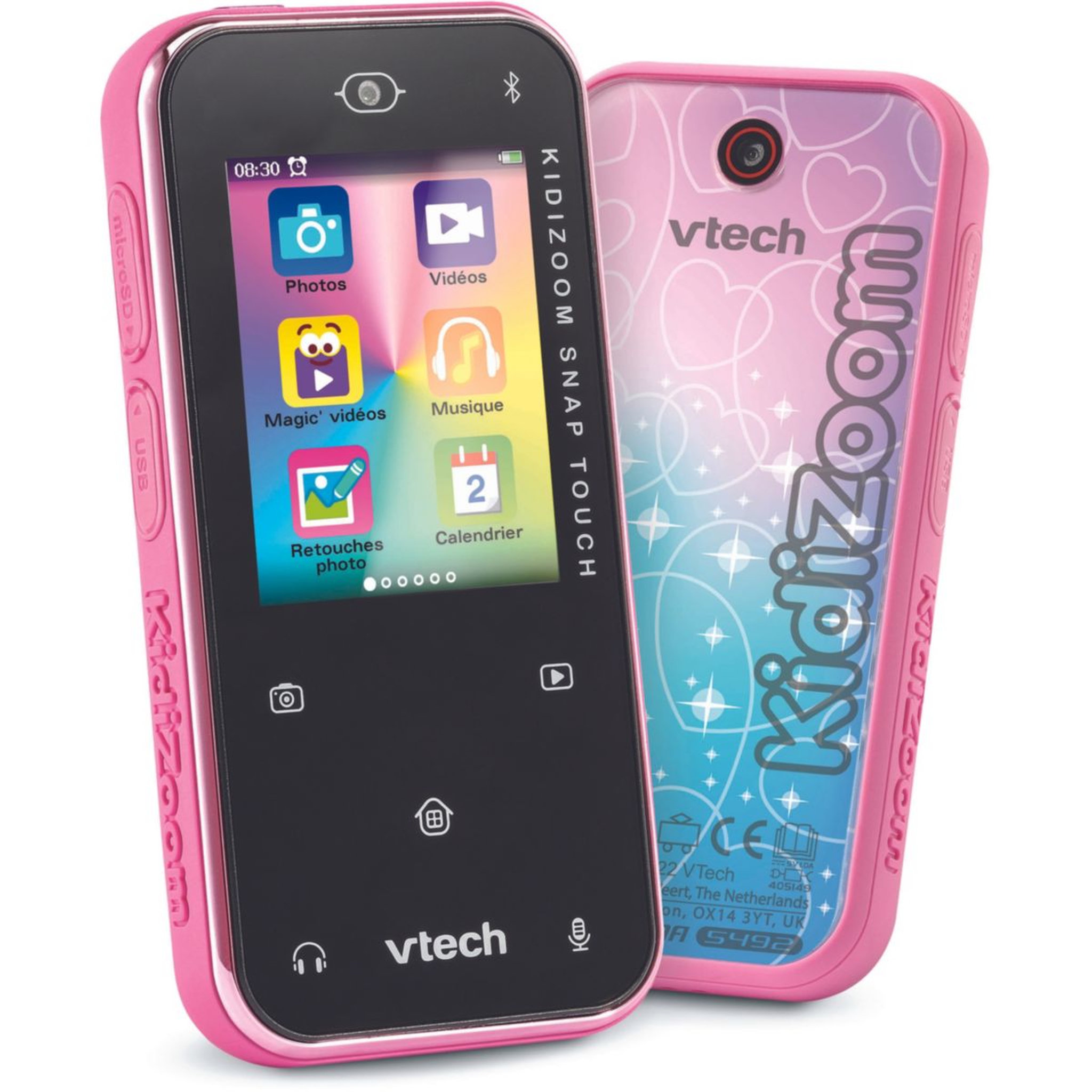 Voir la diapositive 3 : VTECH Appareil photo enfant Kidizoom Snap Touch rose