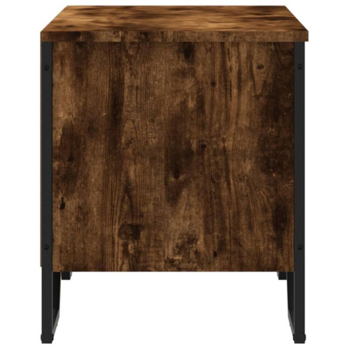 VIDAXL Armoire à chaussures chêne fumé 90x38x45,5 cm bois d ingénierie