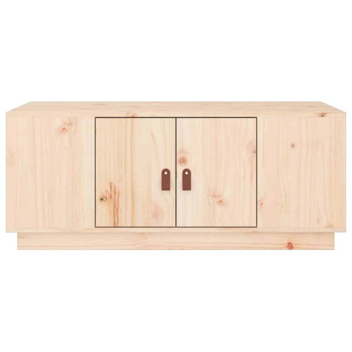 VIDAXL Table basse 100x50x41 cm Bois massif de pin
