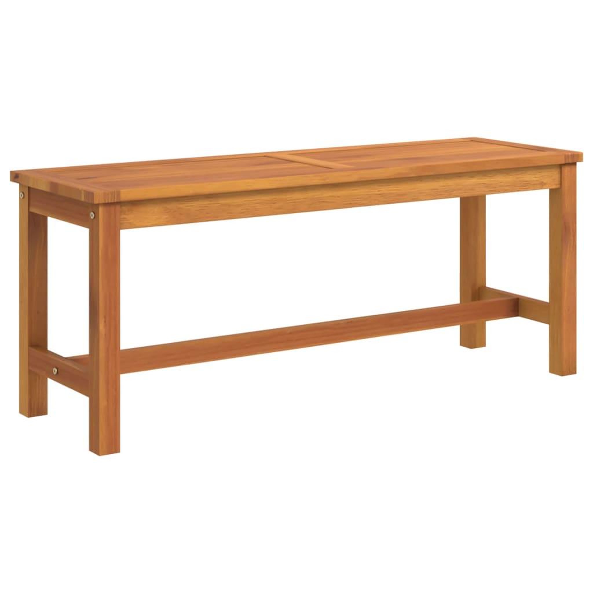 Voir la diapositive 2 : VIDAXL Banc de jardin 110x35x45 cm bois massif d'acacia
