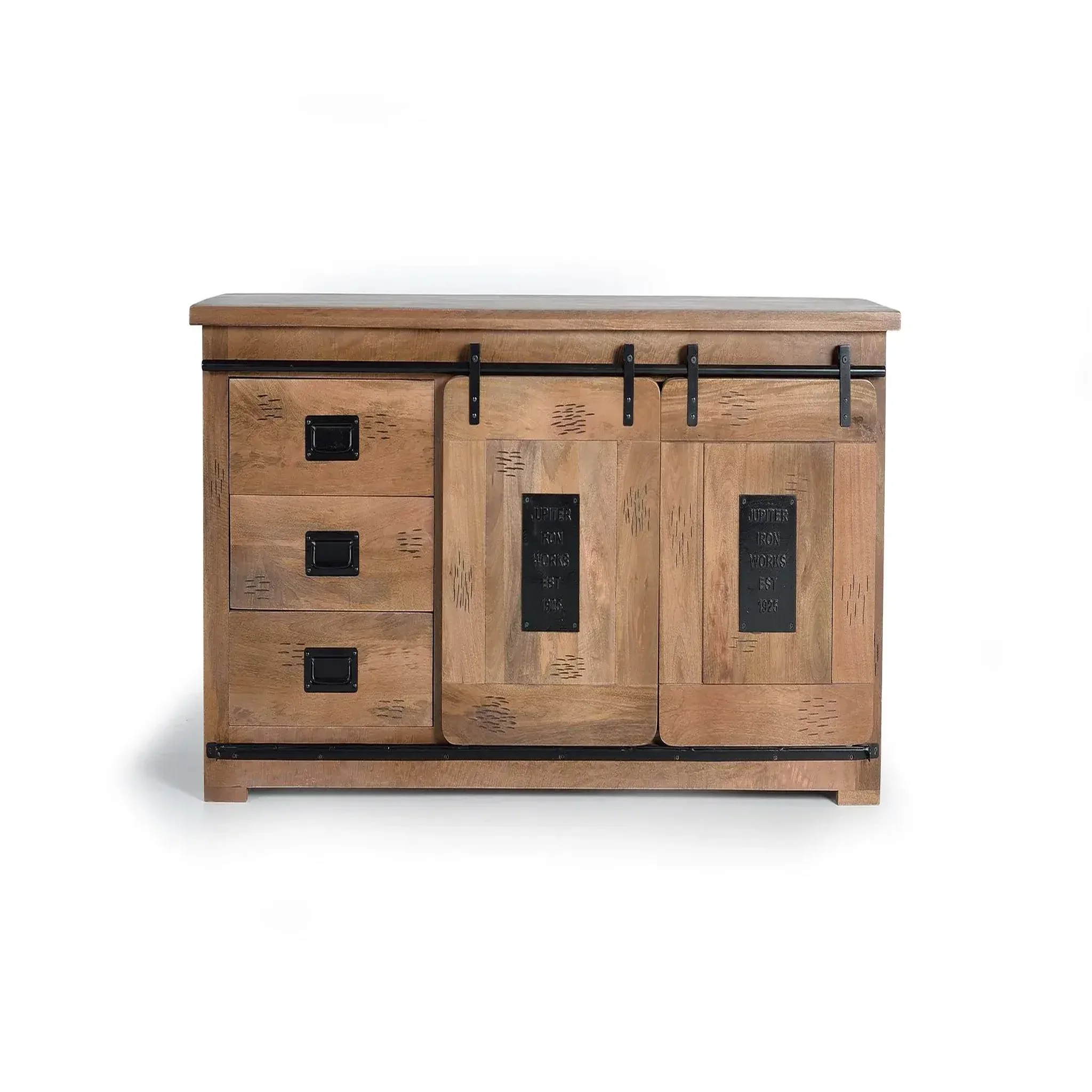 GINER Y COLOMER SL Buffet en bois de manguier 165cm style industriel