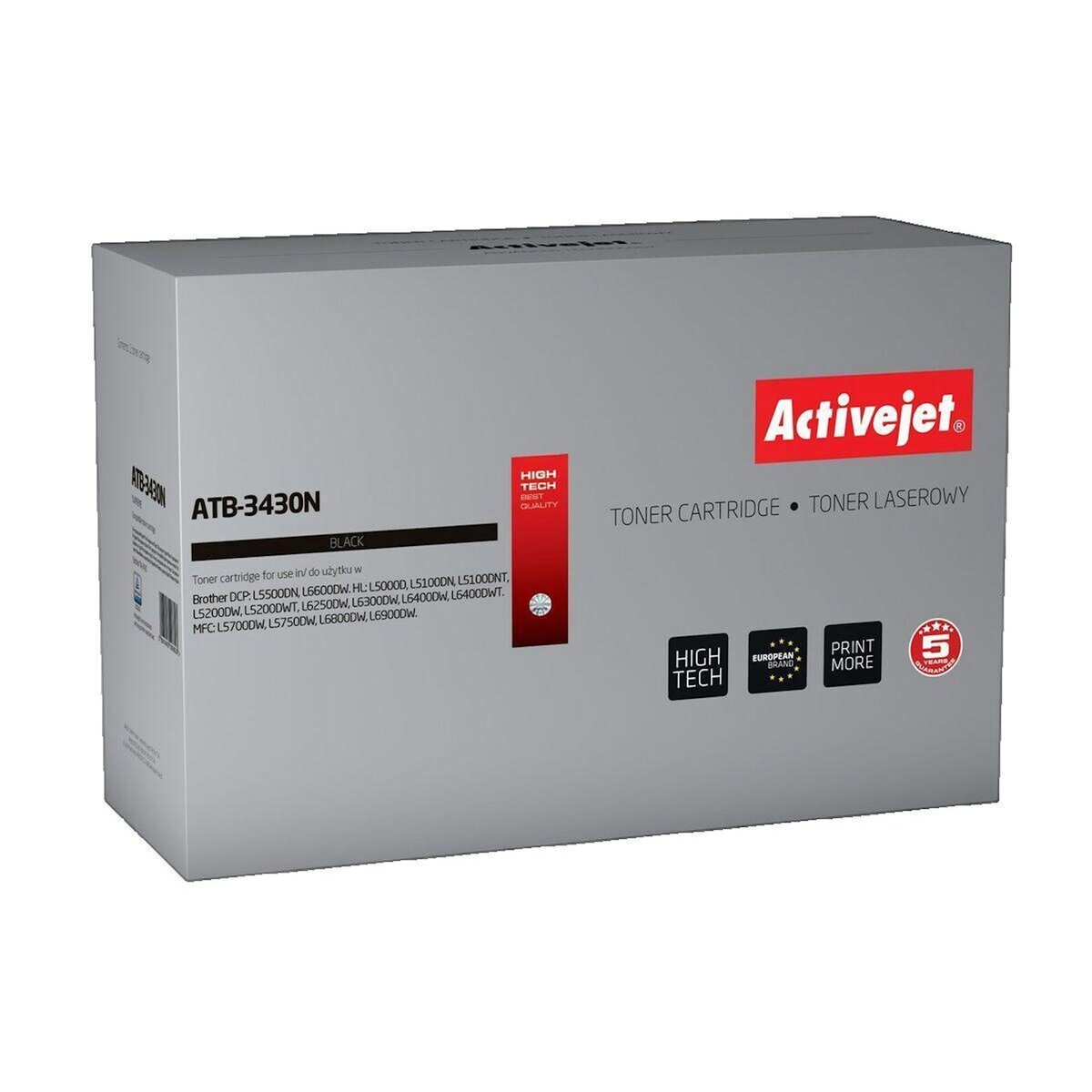 ActiveJet Cartouche de toner activejet Brother TN-3430 noir