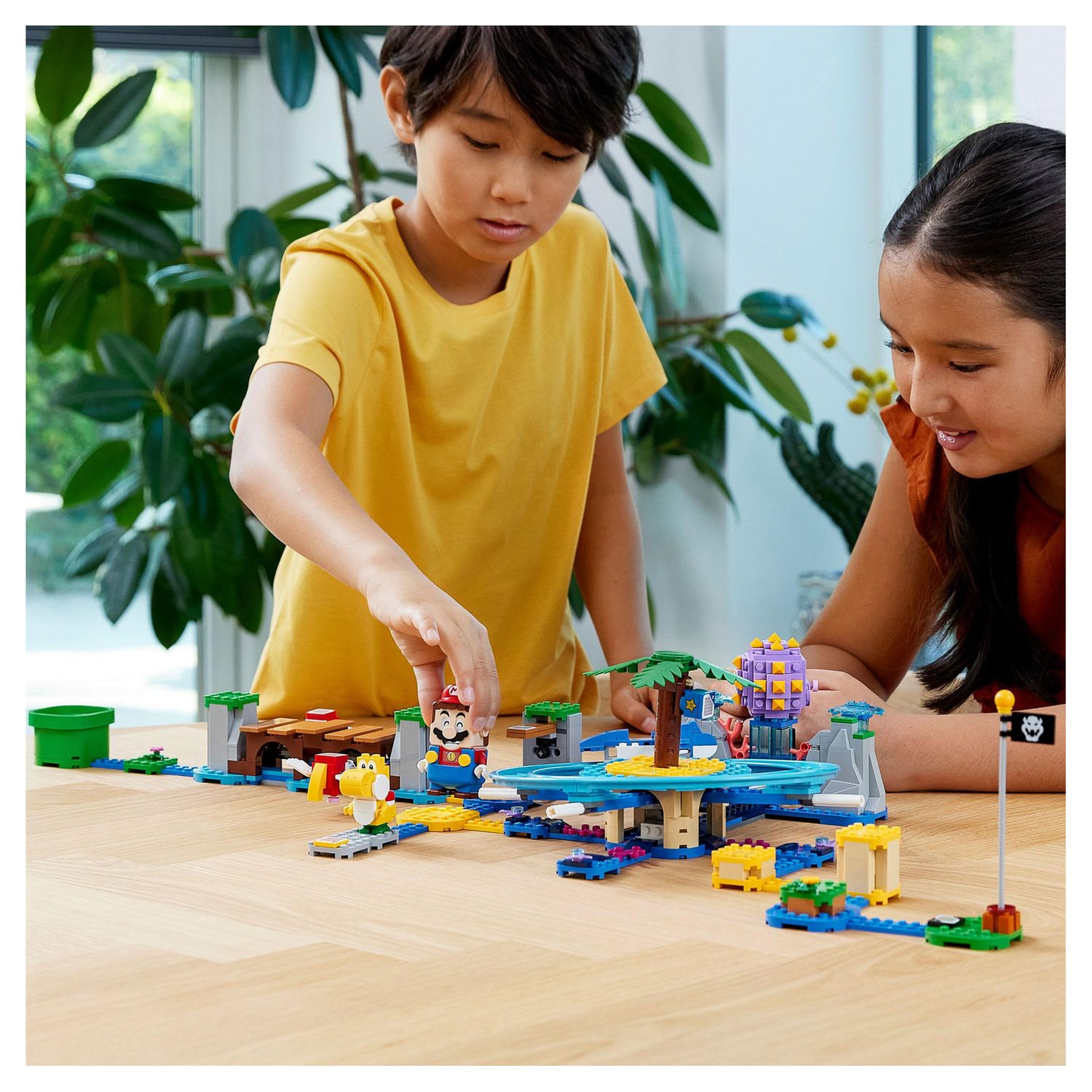 Voir la diapositive 8 : LEGO Super Mario 71400 Set d&rsquo;Extension La Plage Du Maxi-Oursin, Jeu de Construction