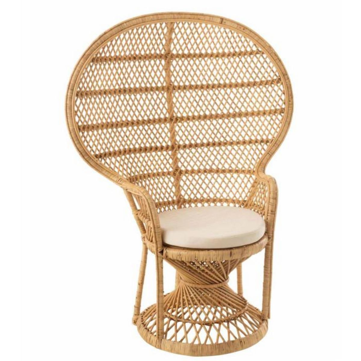 Paris Prix Fauteuil Design en Rotin  Poan  133cm Naturel