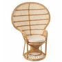 Voir la diapositive 1 : Paris Prix Fauteuil Design en Rotin  Poan  133cm Naturel