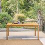 Voir la diapositive 3 : SWEEEK Table de jardin SENORA acacia avec coins arrondis, 8 places, 160 x 90 x 75 cm