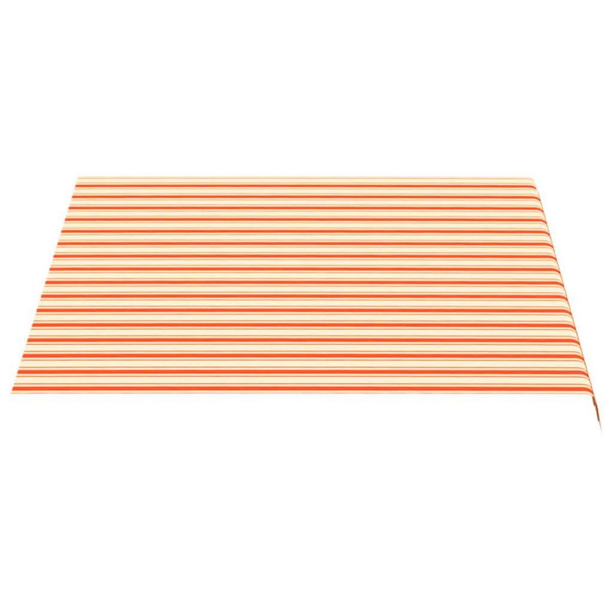VIDAXL Tissu de remplacement pour auvent Jaune et orange 3x2,5 m