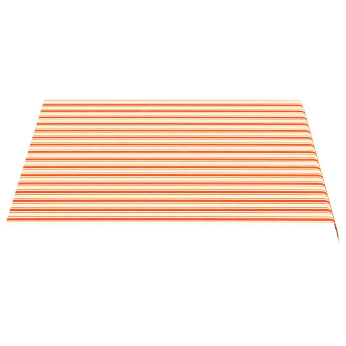 VIDAXL Tissu de remplacement pour auvent Jaune et orange 3x2,5 m