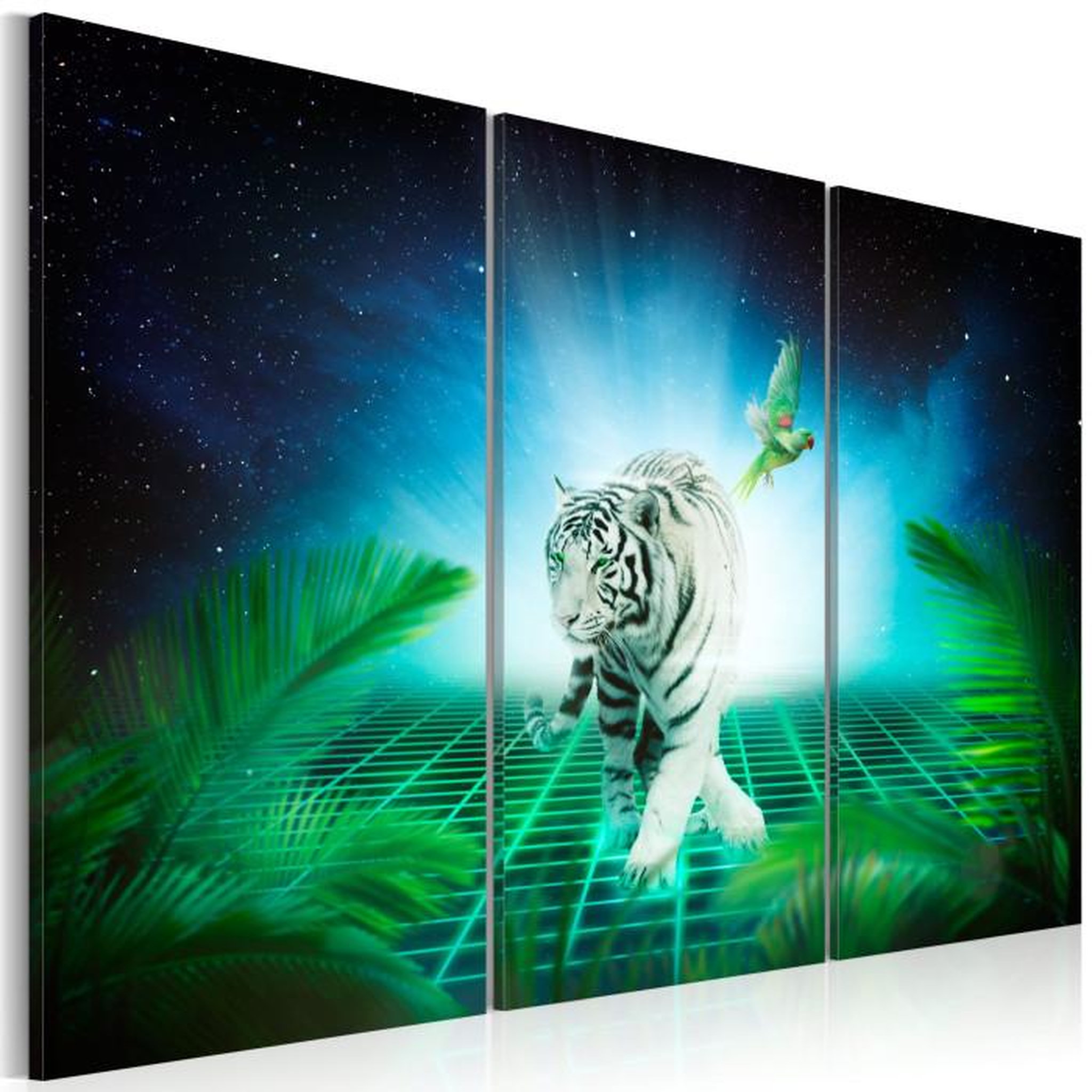 Paris Prix Tableau Imprimé  Ice Tiger. Coloris disponibles : Multicolore