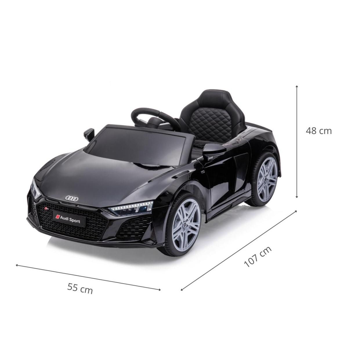 MILLY MALLY Véhicule electrique Audi R8 Spyder Noir