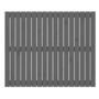 Voir la diapositive 4 : VIDAXL Tete de lit murale Gris 108x3x90 cm Bois massif de pin