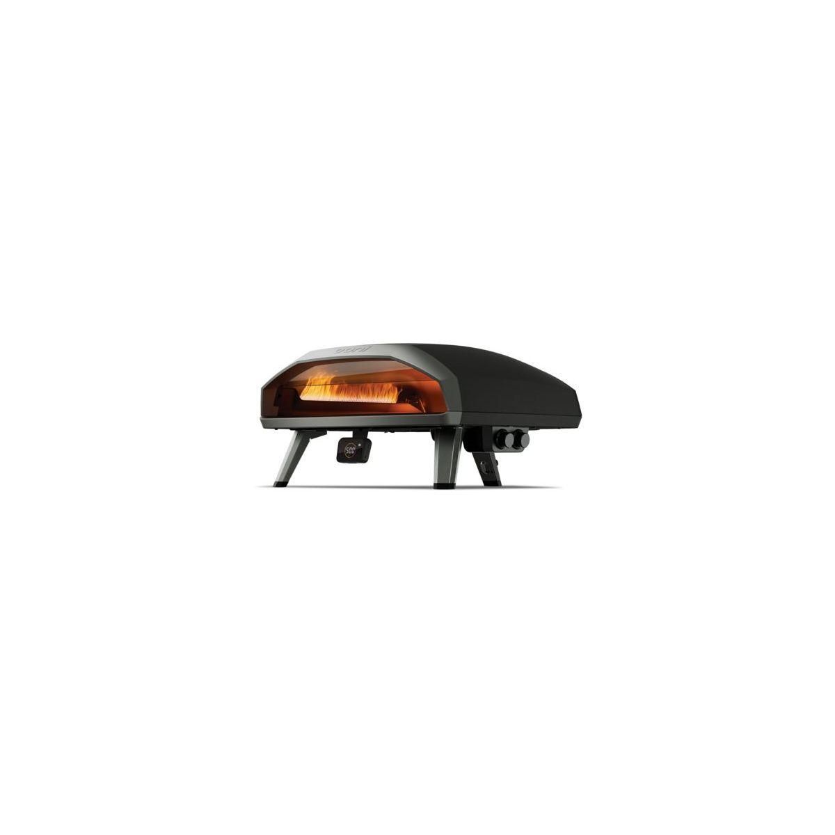 OONI Four à pizza gaz Koda 2 Max noir 2 pizzas de 60 cm, préchauffage 30 min, de 100 à 500°C, thermostat digital