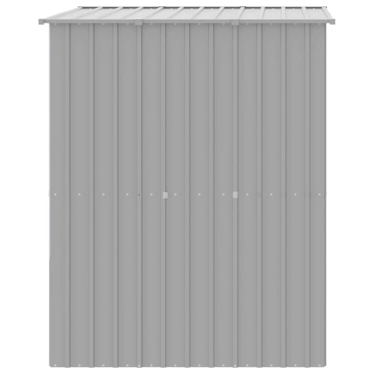 VIDAXL Niche pour chien avec toit gris clair acier galvanise