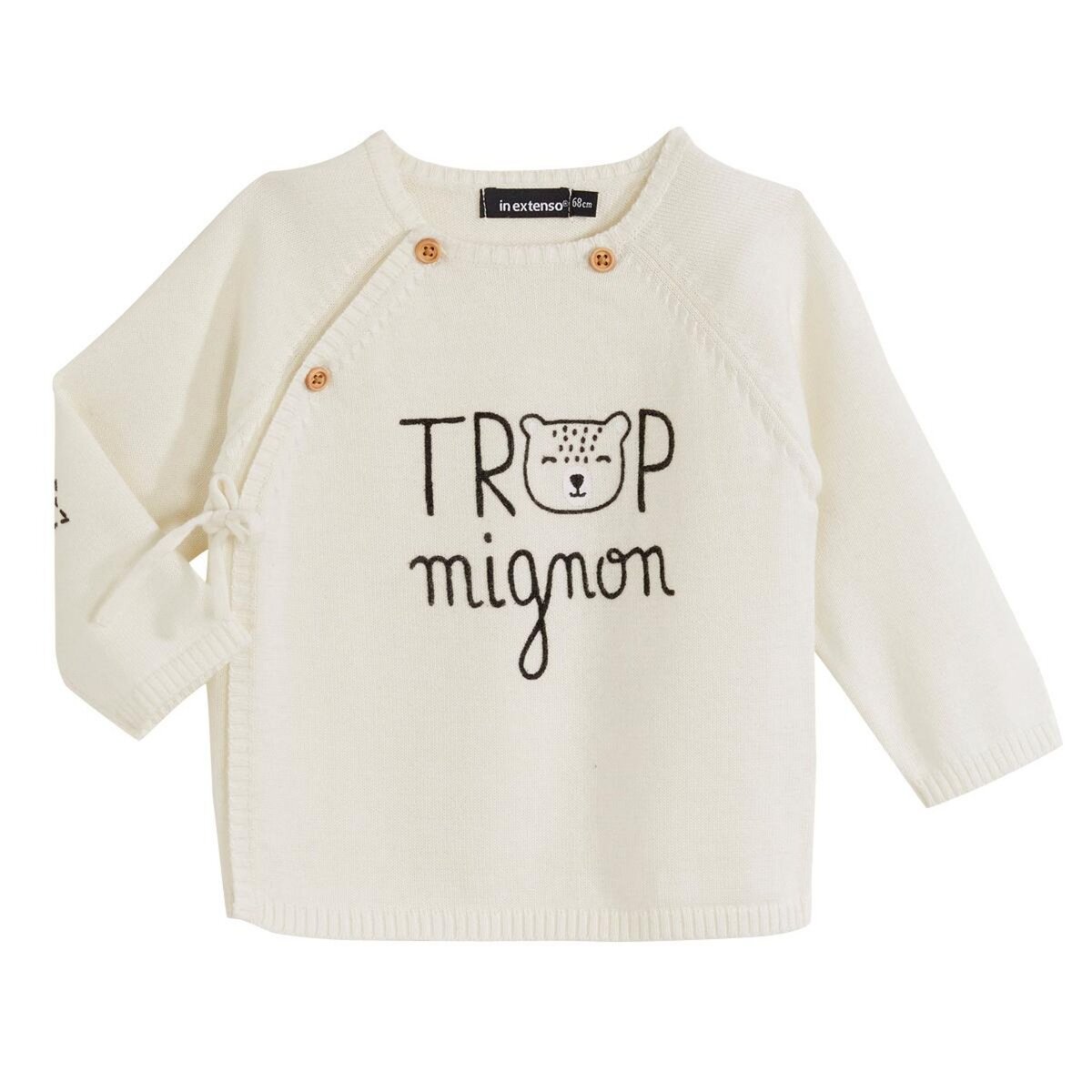 IN EXTENSO Brassiere tricot bébé garçon