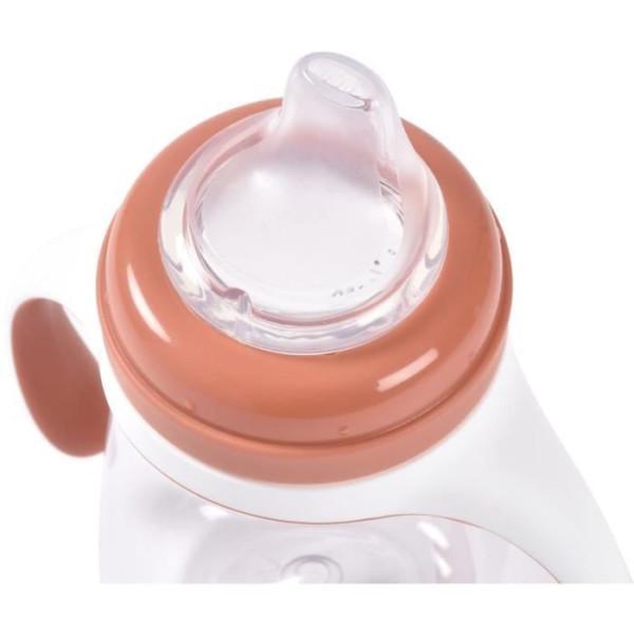 Voir la diapositive 3 : MARKET24 Biberon d'apprentissage 2-en-1 - beaba - 210 ml - terracotta