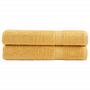 Voir la diapositive 1 : VIDAXL Serviettes de sauna de qualité supérieure SOLUND 2 pcs doré