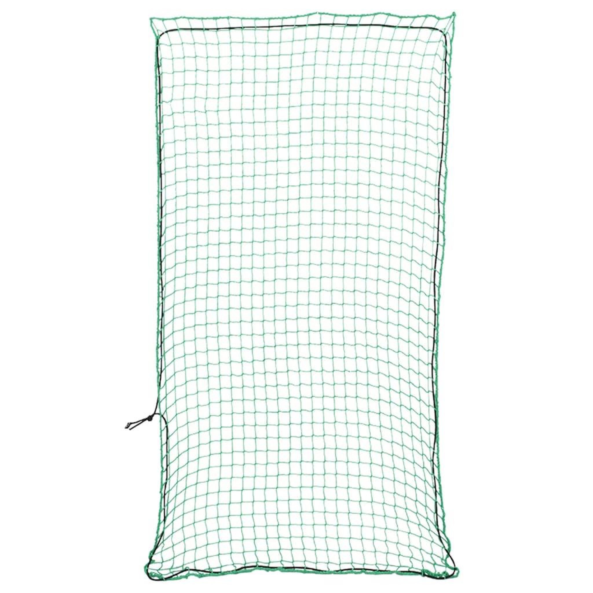 VIDAXL Filet pour remorque avec corde elastique vert 8x3,5 m PP