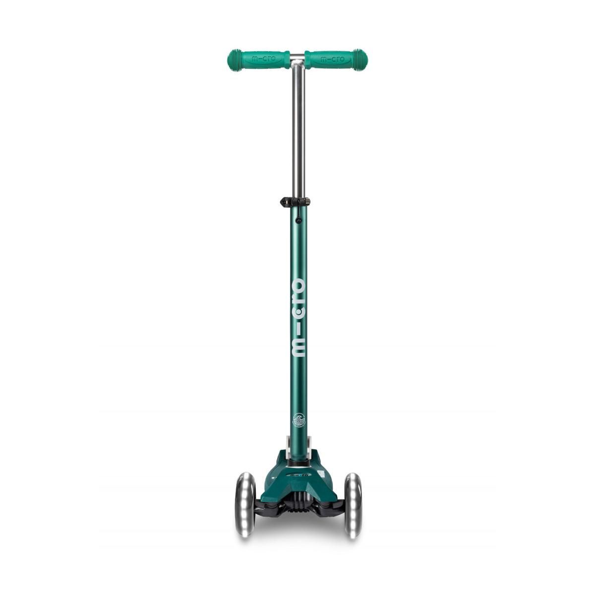Micro Trottinette  Maxi  Deluxe LED - ECO - Vert