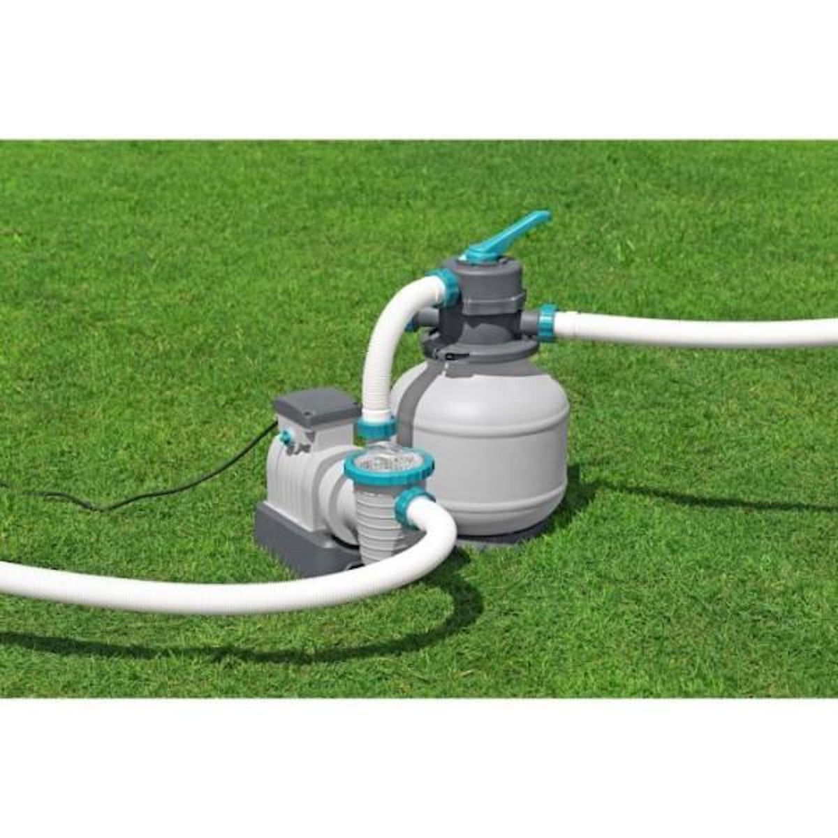 BESTWAY Filtre a sable / pompe de filtration pour piscine jusqu'a 54 m3- Bestway - 8 327 L/h - Avec préfiltre