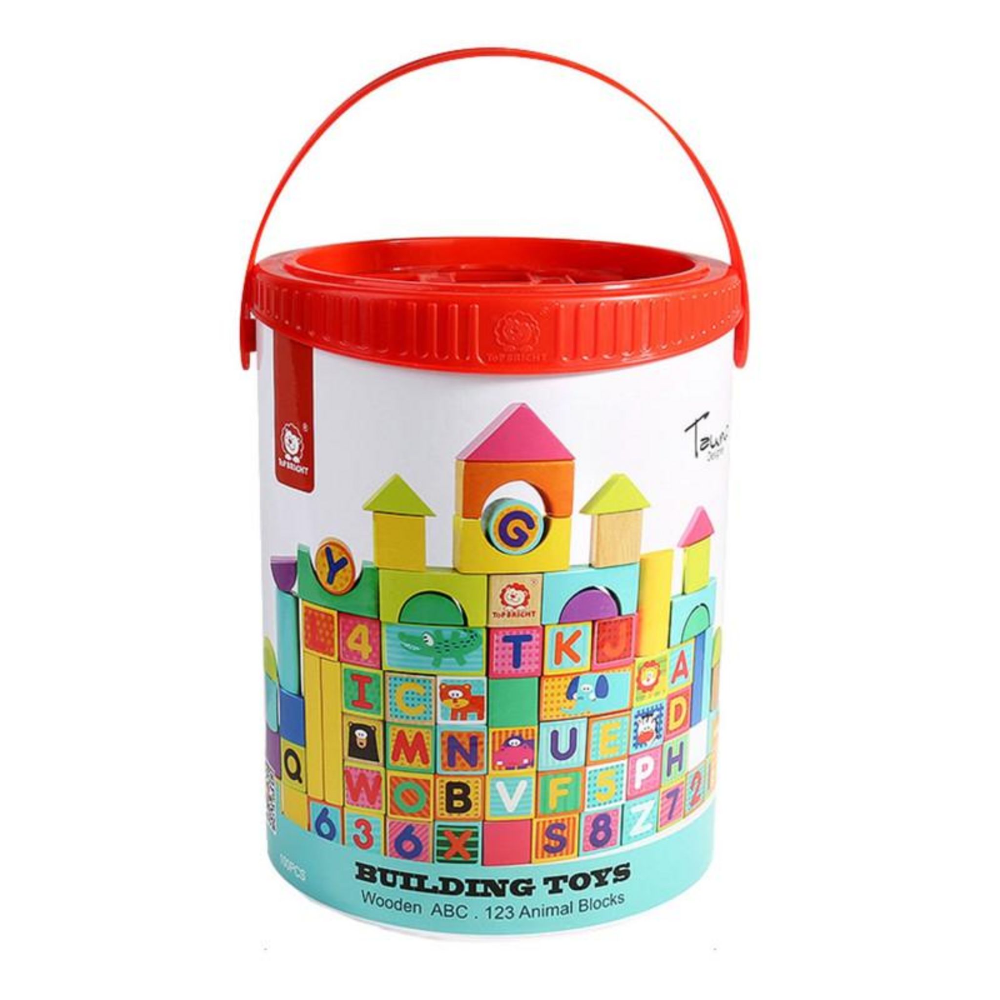 TOPBRIGHT Topbright - Wooden Blocks Letters and Numbers, 123dlg. 120437 ...
