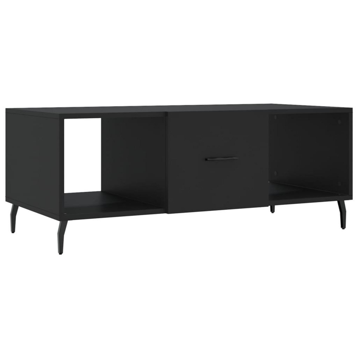 VIDAXL Table basse noir 102x50x40 cm bois d'ingenierie