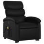 Voir la diapositive 3 : VIDAXL Fauteuil inclinable de massage Noir Similicuir