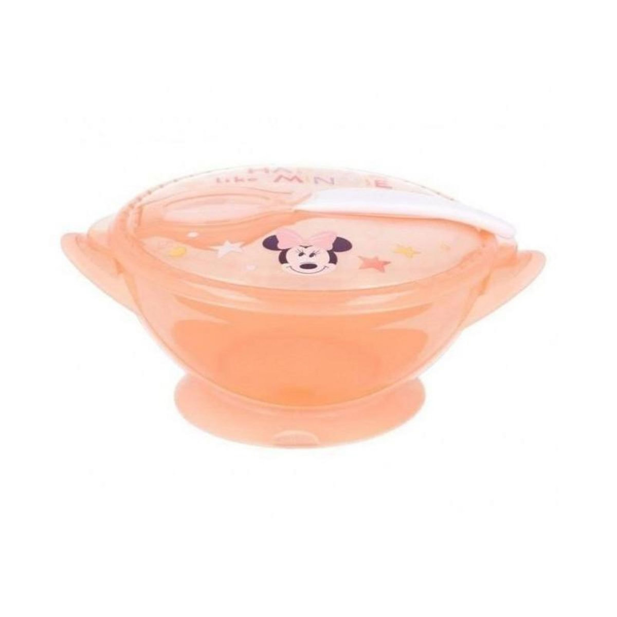 STOR Disney Baby - Bol bébé avec ventouse, couvercle et cuilliere