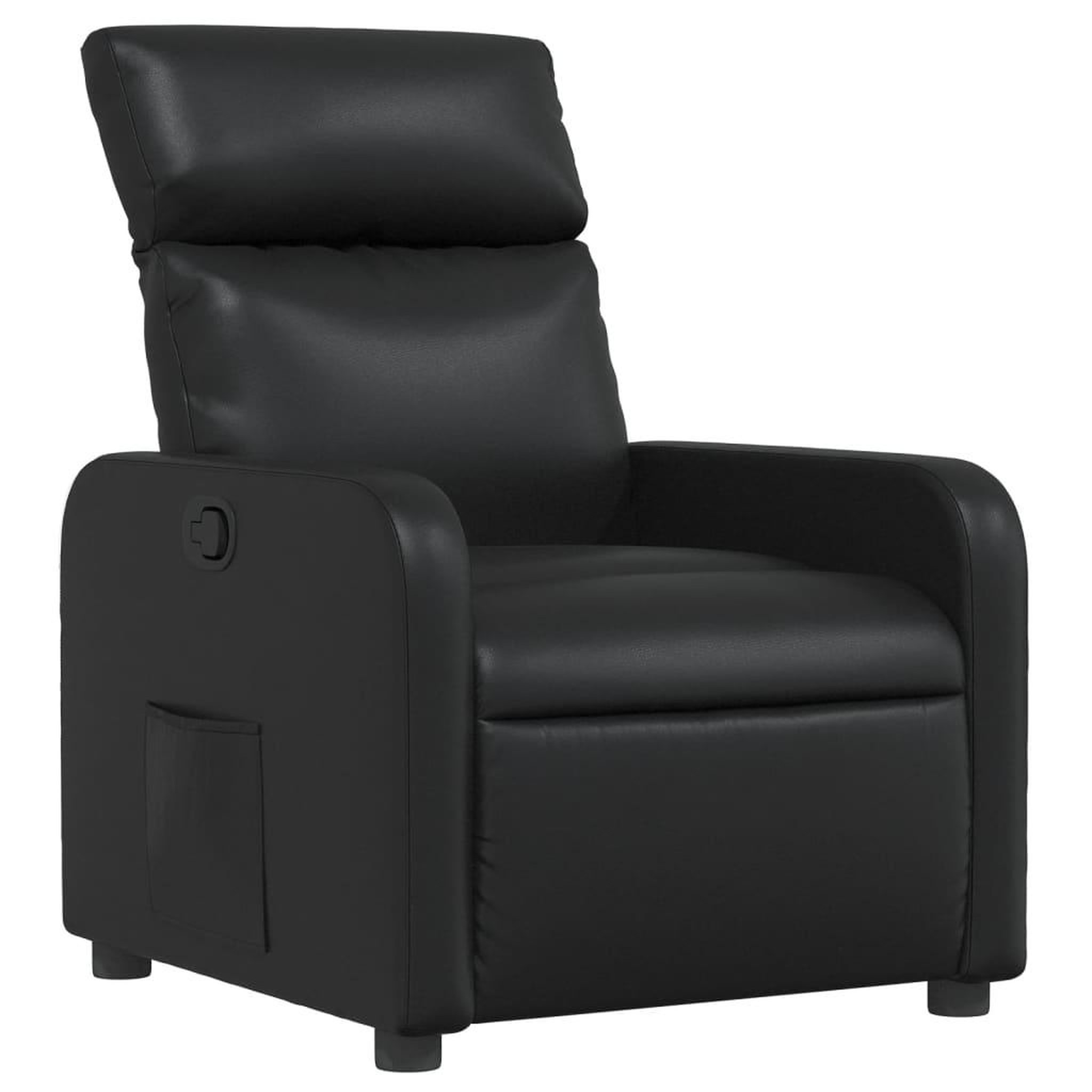 Voir la diapositive 2 : VIDAXL Fauteuil inclinable Noir Similicuir