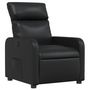 Voir la diapositive 2 : VIDAXL Fauteuil inclinable Noir Similicuir