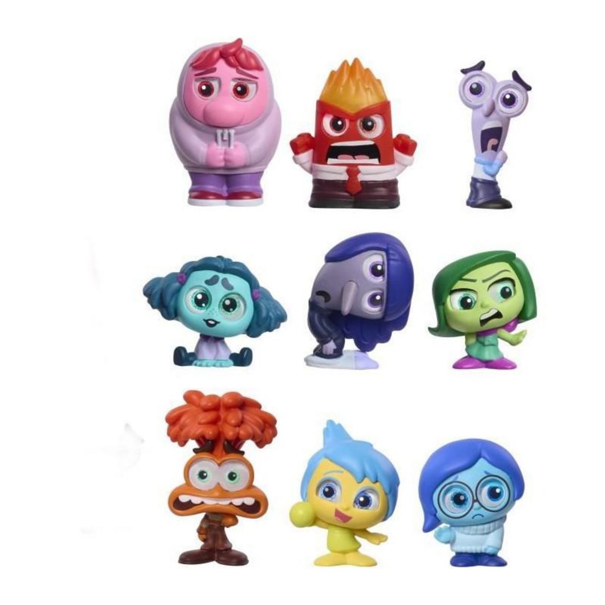 DISNEY Figurines a collectionner - DISNEY PIXAR Doorables - Coffret Collector Vice-Versa 2 - 9 figurines exclusives inspirées du film