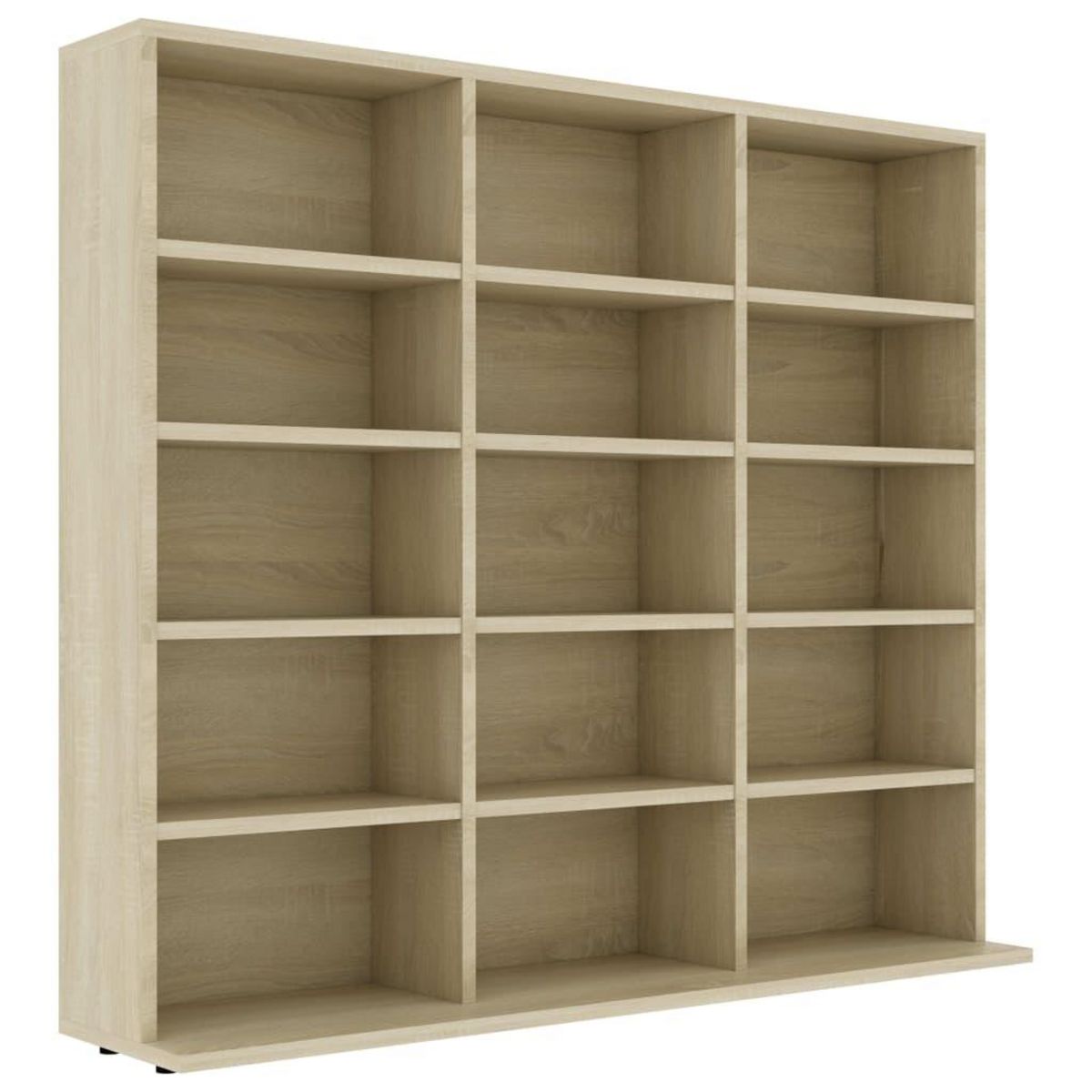 VIDAXL Armoire a CD Chene sonoma 102x23x89,5 cm Bois d'ingenierie