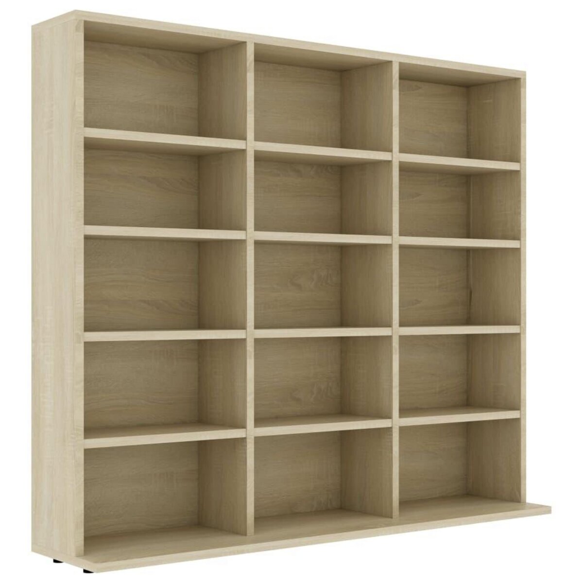 VIDAXL Armoire a CD Chene sonoma 102x23x89,5 cm Bois d'ingenierie
