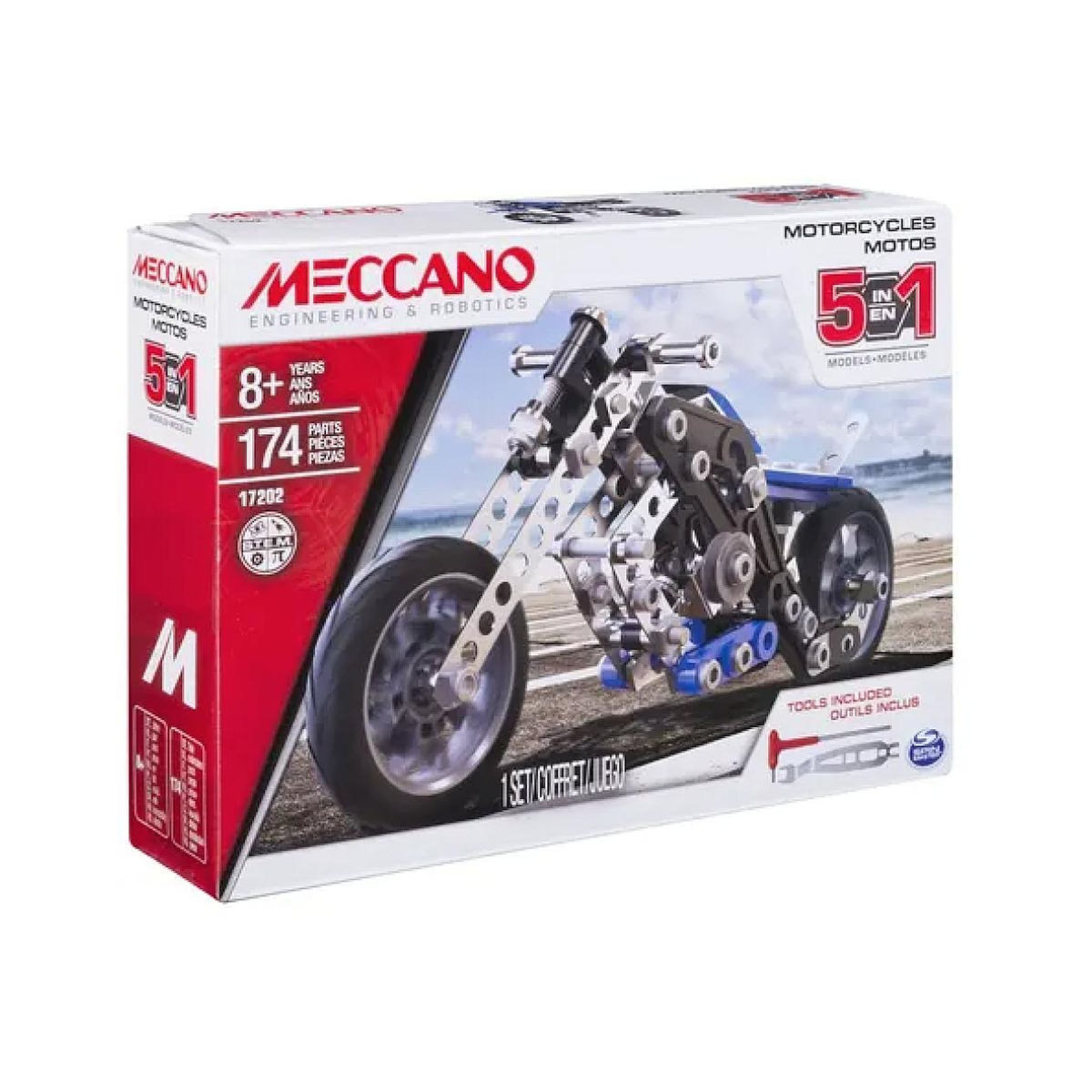 Meccano - Multi modele - Moto 5 construction