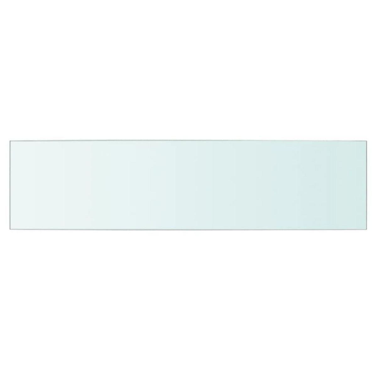 VIDAXL Panneau d'etagere Verre transparent 60 x 15 cm