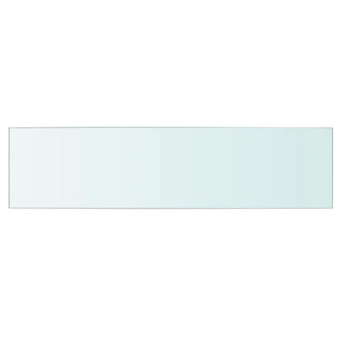VIDAXL Panneau d'etagere Verre transparent 60 x 15 cm