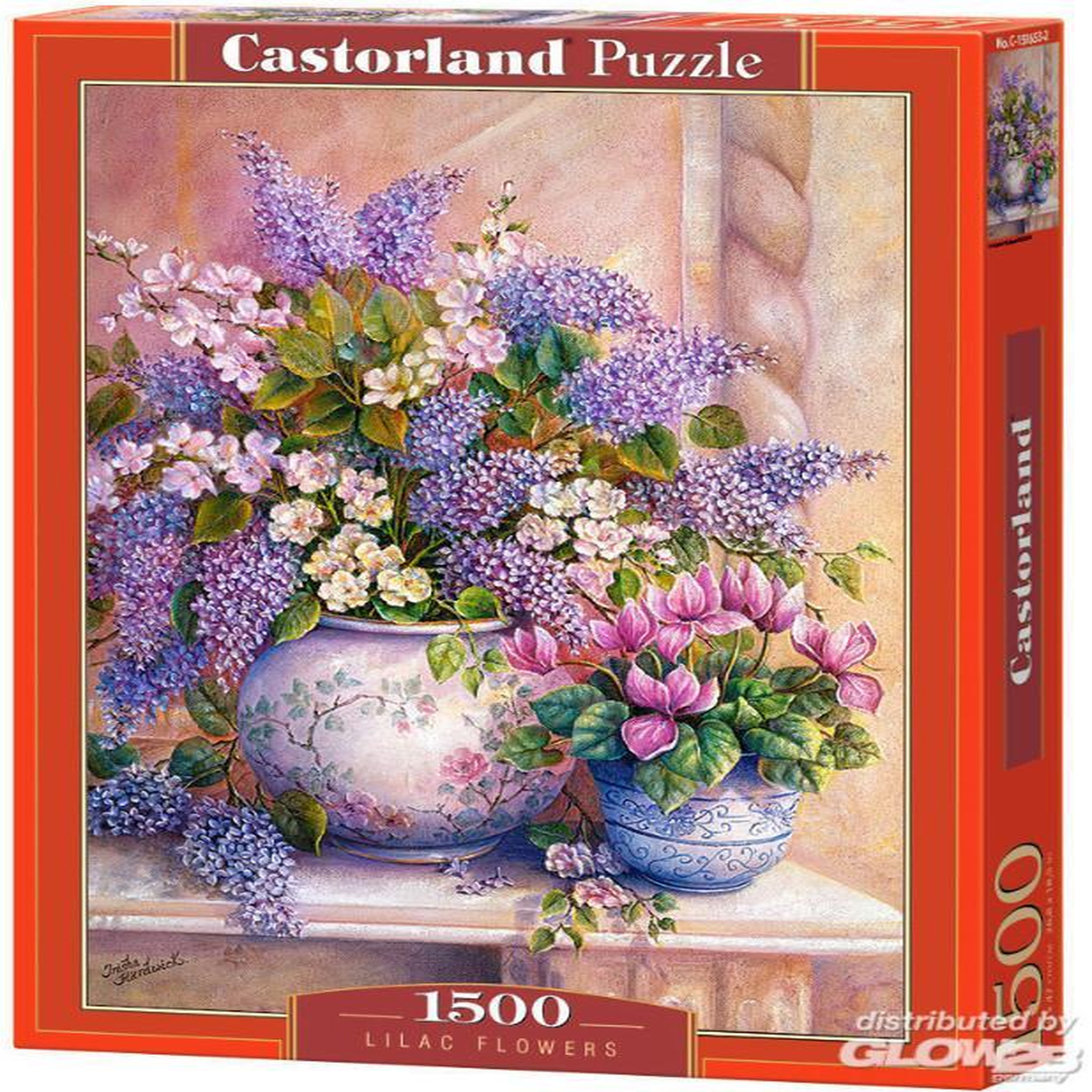 Voir la diapositive 3 : Castorland Puzzle 1500 pièces : Bouquet de lilas