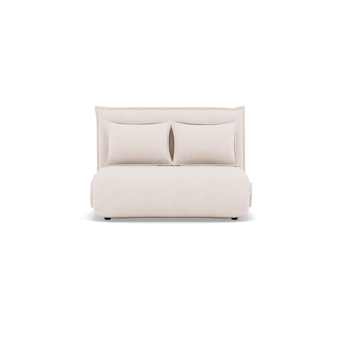 BEST MOBILIER Candice - banquette 2 places convertible clic-clac en velours côtelé