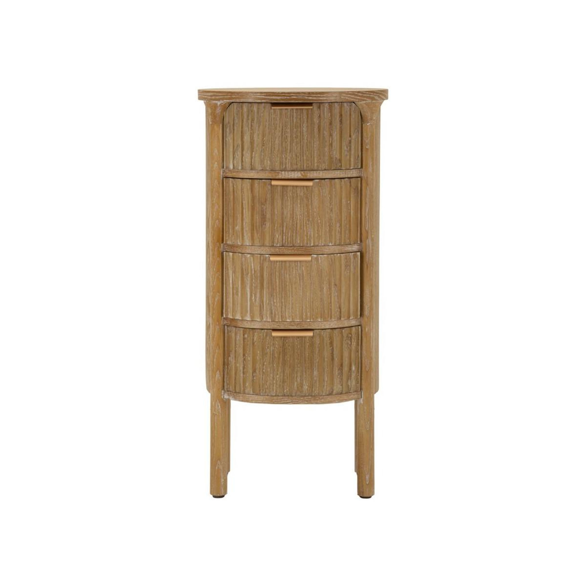 Voir la diapositive 2 : Paris Prix Chiffonnier en bois 4 tiroirs  goteborg  82cm naturel