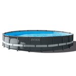 INTEX Piscine tubulaire Ultra XTR Frame ronde 7,32 x 1,32 m - Intex