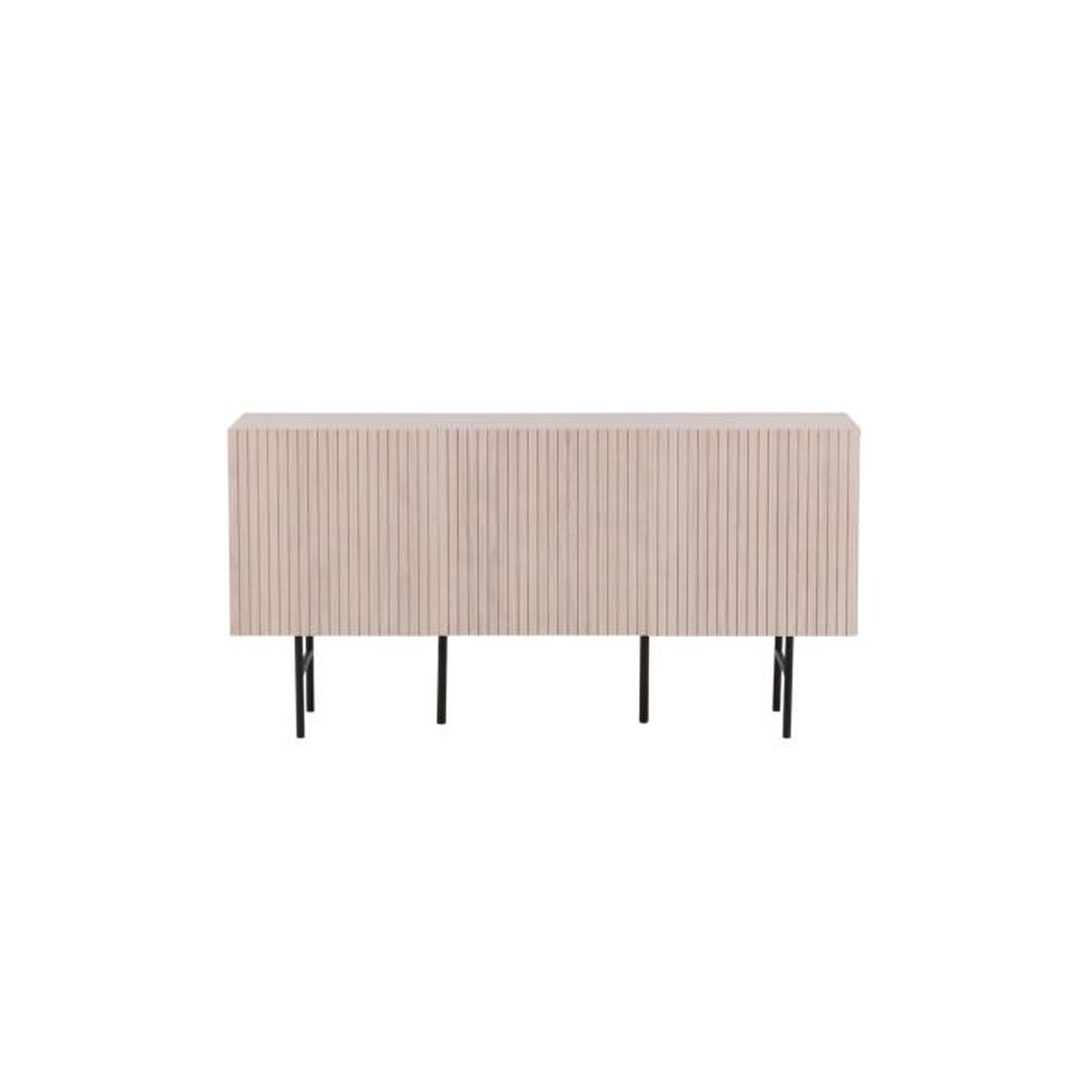 Voir la diapositive 2 : Paris Prix Bahut Design Nervuré  Bjorkon  150cm Naturel