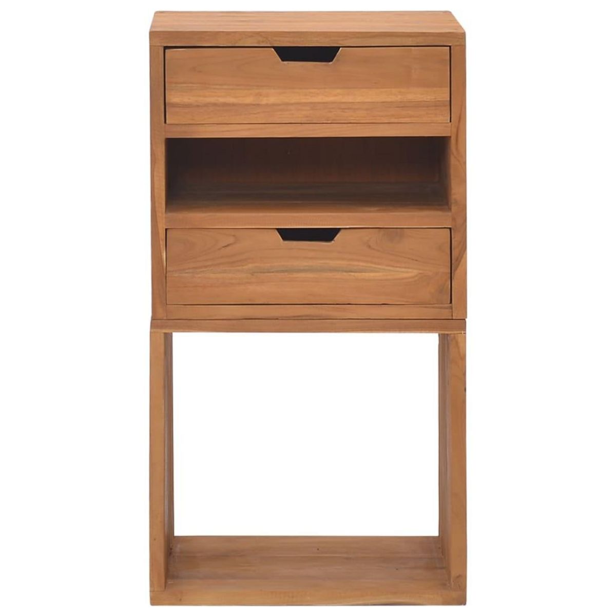 VIDAXL Armoire de rangement 40x30x76 cm Bois de teck massif