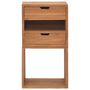 Voir la diapositive 3 : VIDAXL Armoire de rangement 40x30x76 cm Bois de teck massif
