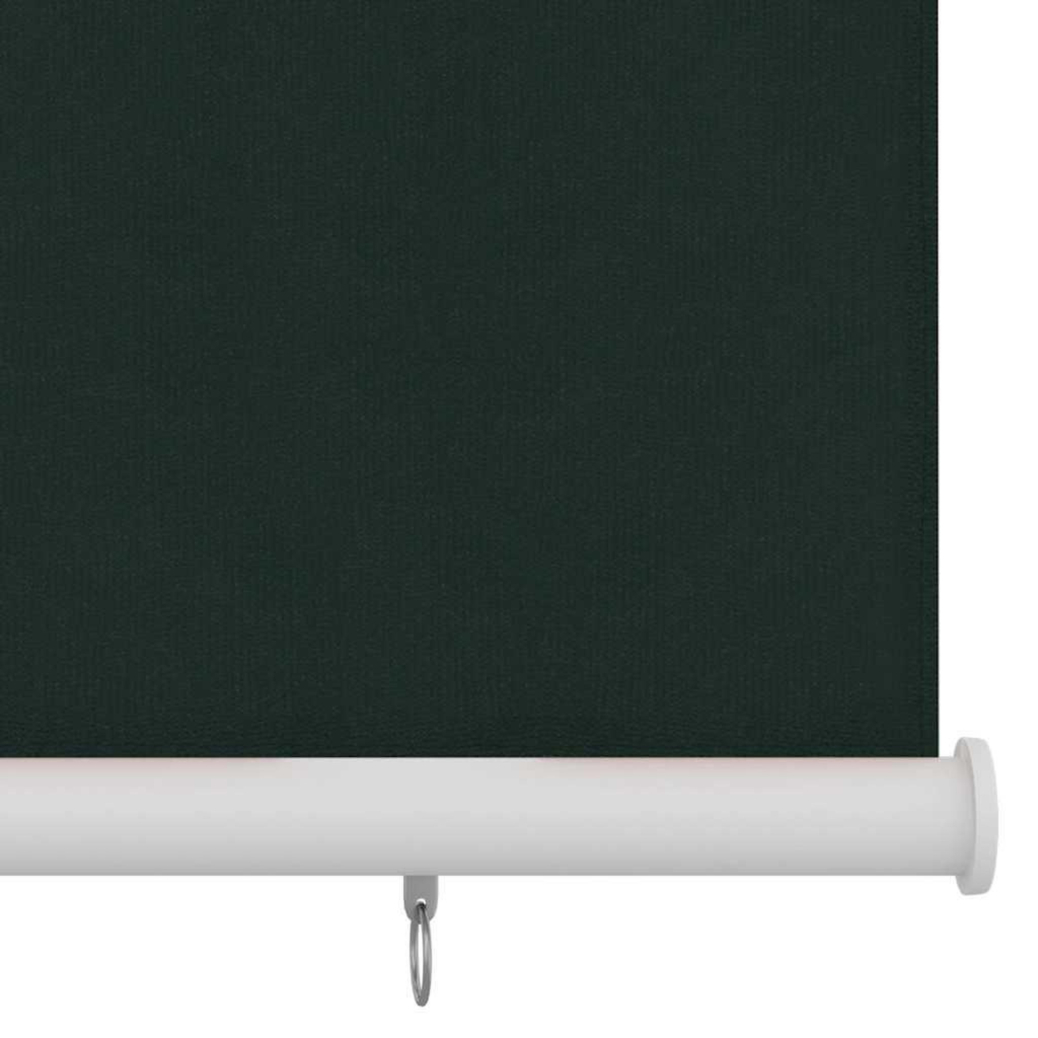 Voir la diapositive 4 : VIDAXL Store roulant d'exterieur 185 (l) x 140 (h) cm vert fonce hdpe