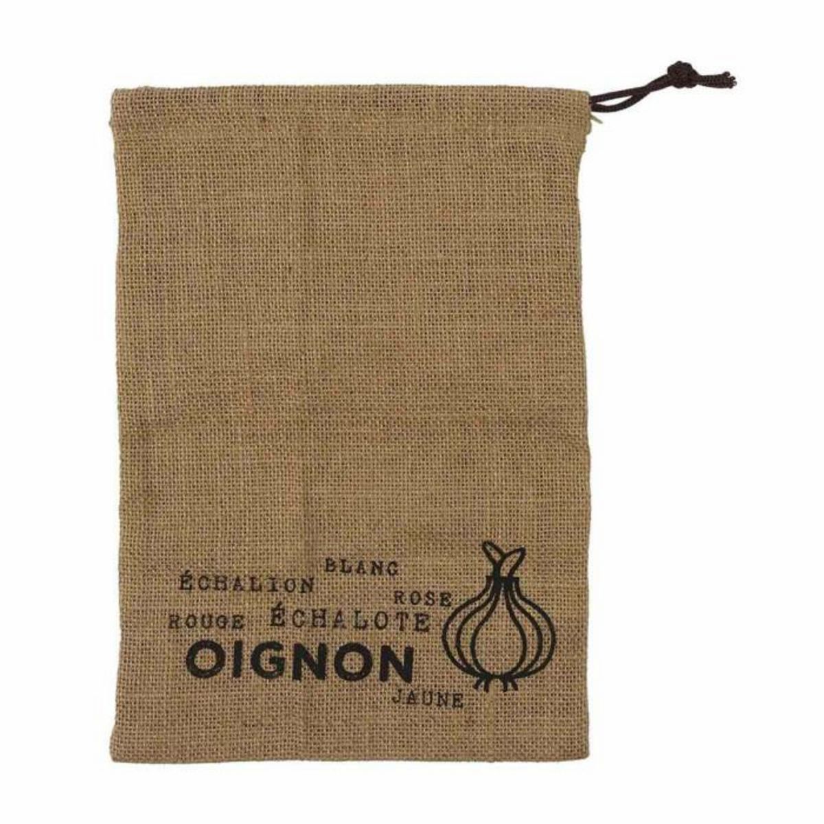 Paris Prix Lot de 3 Sacs de Conservation  Toile  39cm Naturel