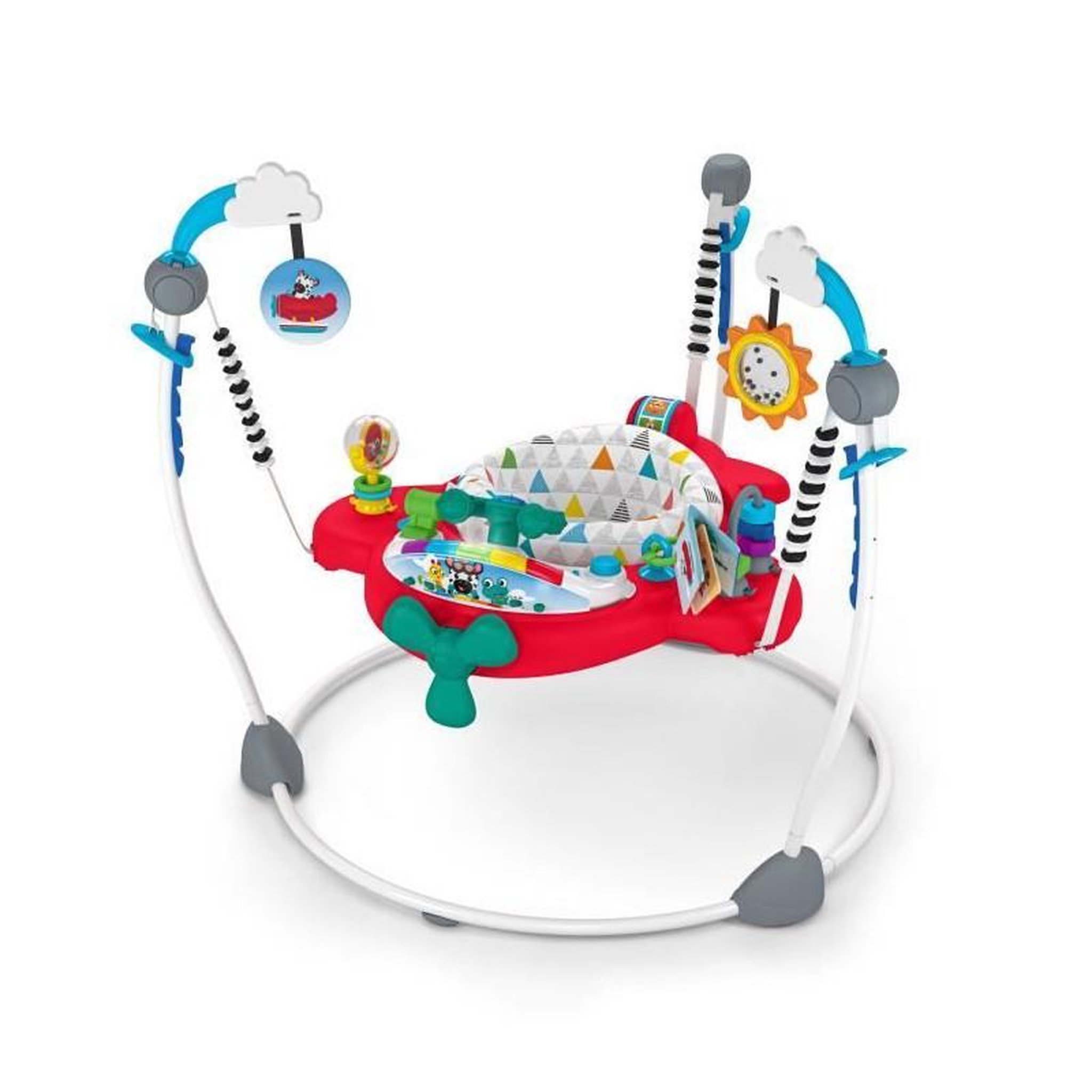 BABY EINSTEIN Sauteur avec jeux interactifs - BABY EINSTEIN - Ocean Explorers Airplane Adventure 2 en 1 - Avec lumieres - 6 mois et plus
