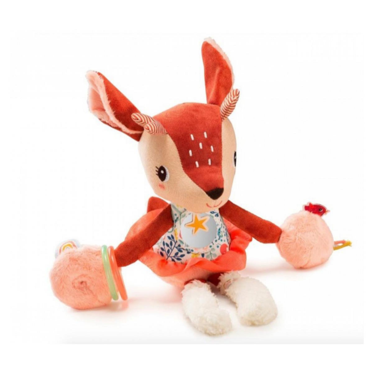 LILLIPUTIENS Stella le faon, peluche multiactivites