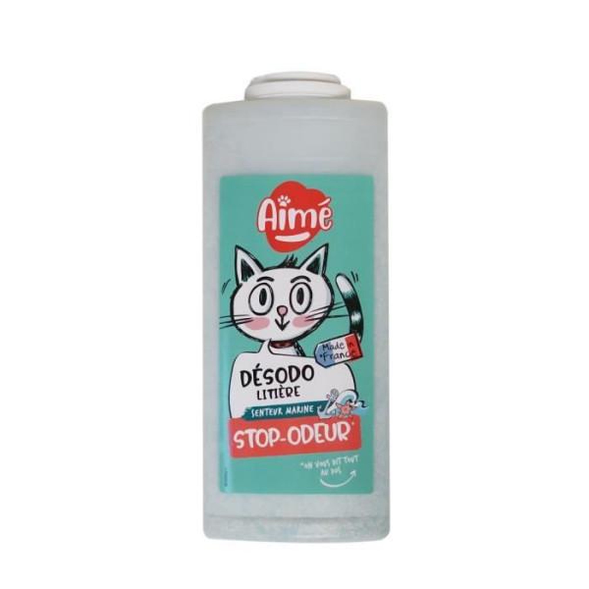 MARKET24 Aime désodorisant pour litiere marine 700ml - pour chat