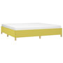 Voir la diapositive 3 : VIDAXL Cadre de lit sans matelas vert 200x200 cm tissu