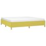 Voir la diapositive 3 : VIDAXL Cadre de lit sans matelas vert 200x200 cm tissu
